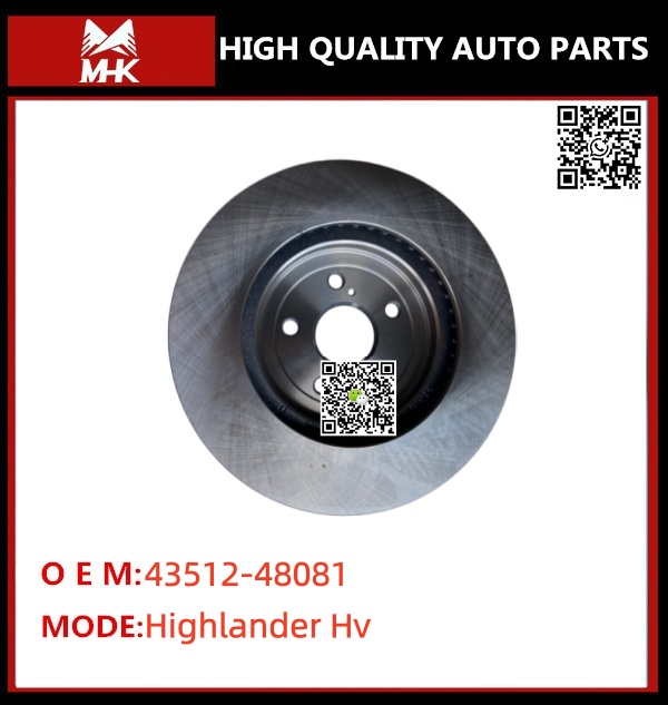 FOR Highlander Hv 43512-48081 BRAKE DISC